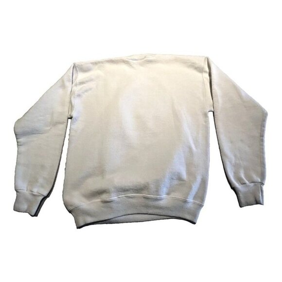 Rare Vintage Large NYC CARNEGIE HALL White Embossed Sweatshirt Classical Music - Picture 3 of 7